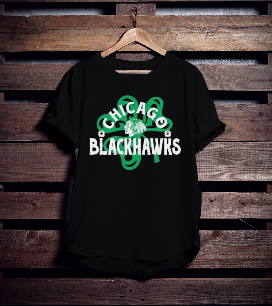 Chicago Hockey St. Patrick’s Day Richmond Shamrock T-Shirt