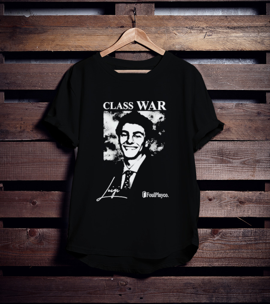 Class War Luigi Foul Play T-Shirt