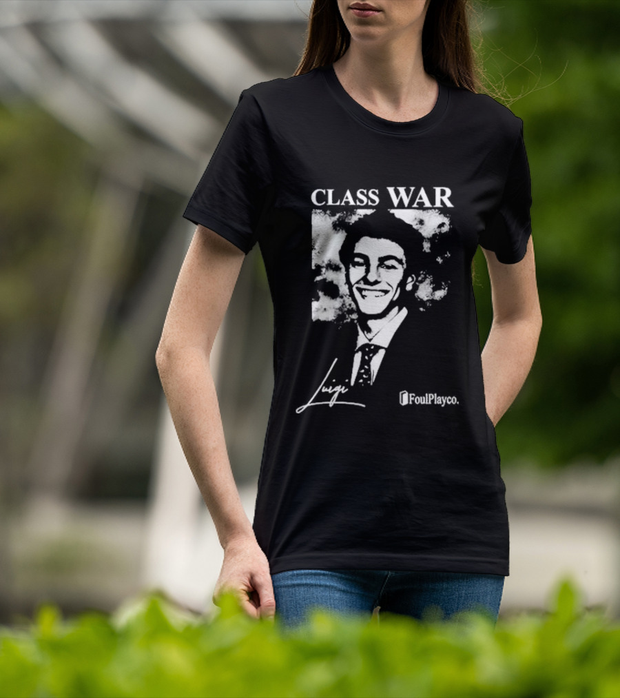 Class War Luigi Foul Play T-Shirt