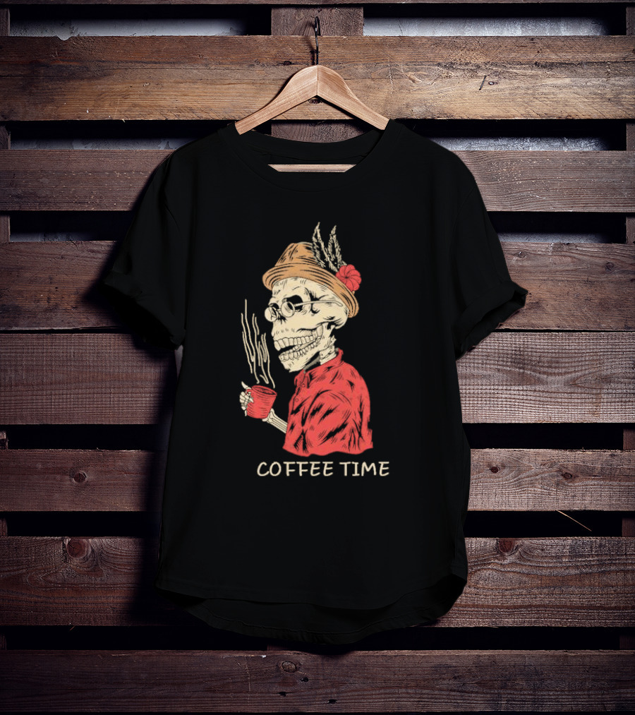 Cowboy Coffee Time T-Shirt