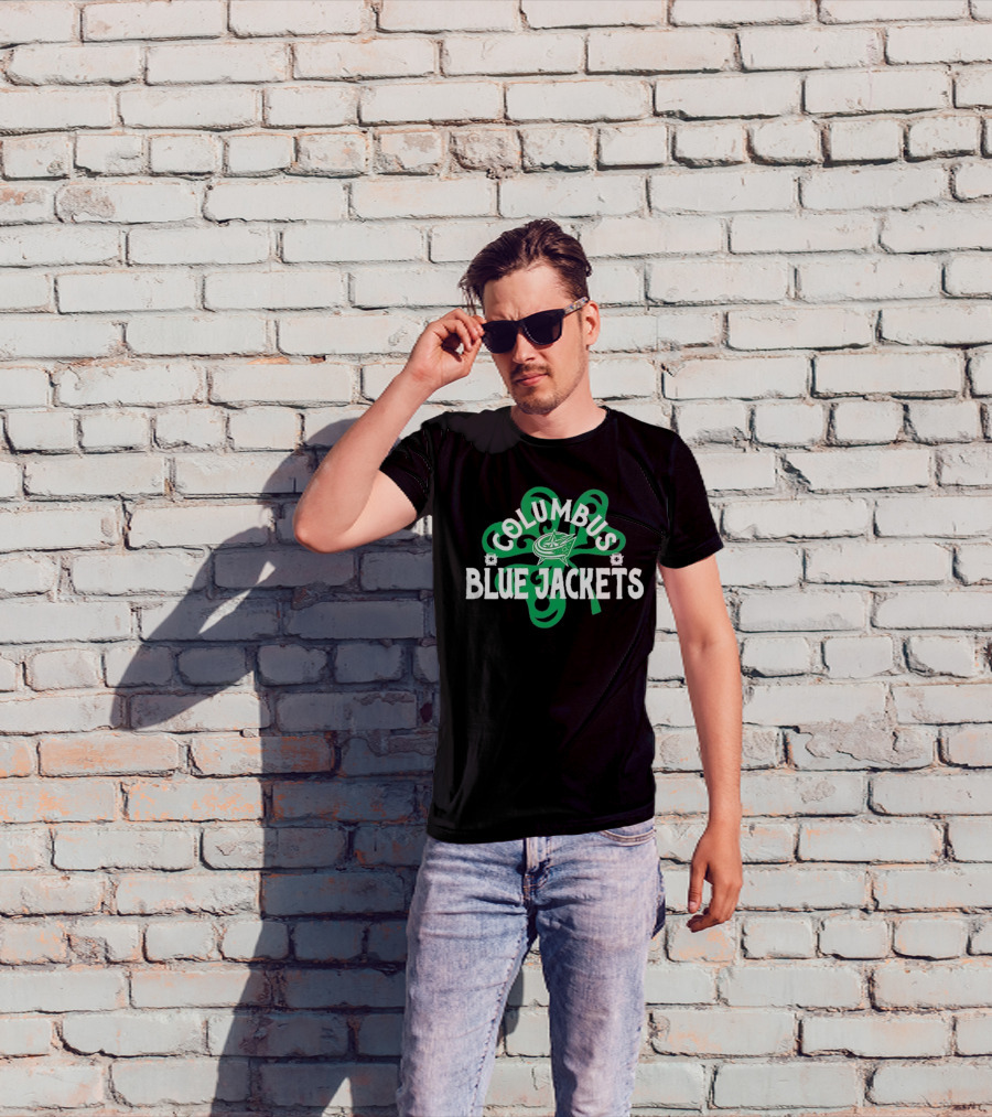 Columbus Hockey St. Patrick’s Day Richmond Shamrock T-Shirt