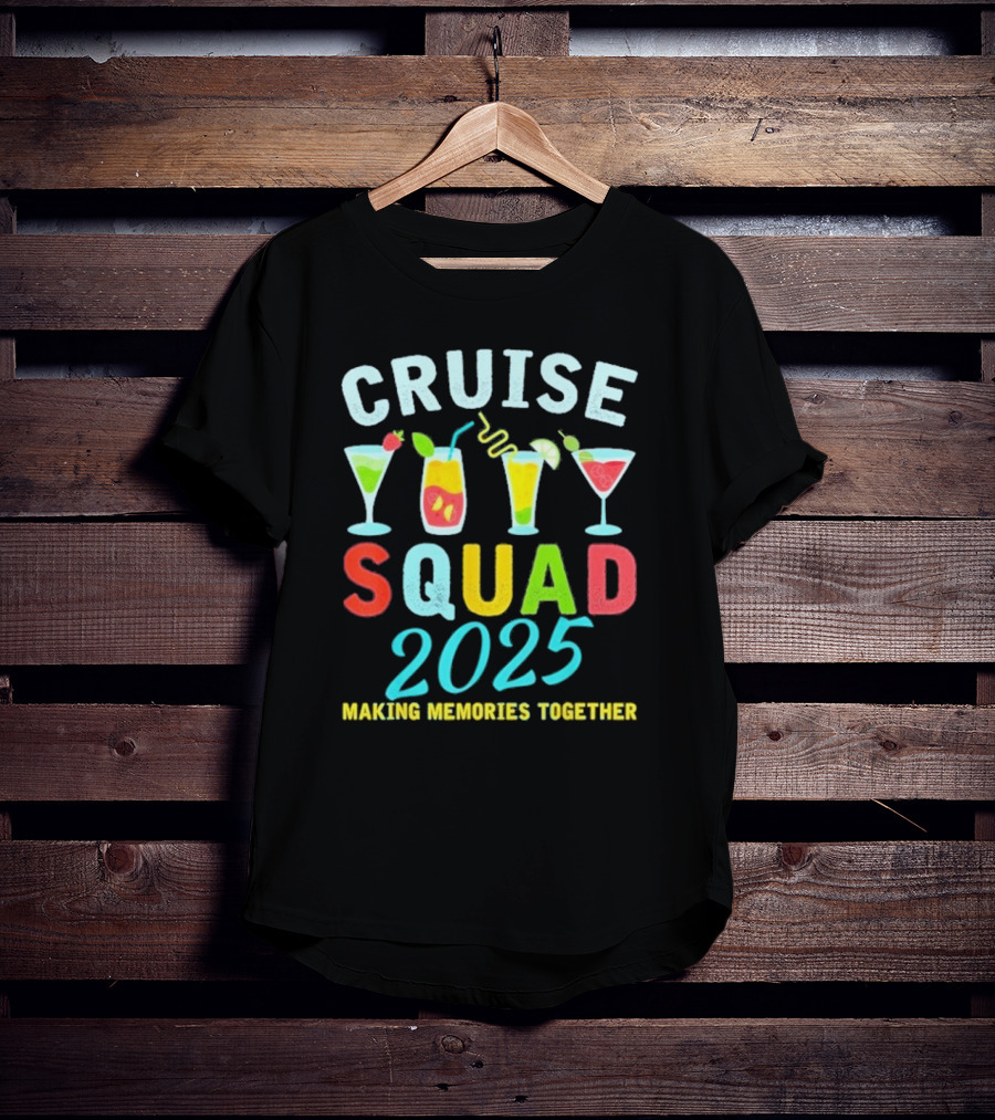Cruise Squad 2025 Summer Vacation Matching Family Group T-Shirt