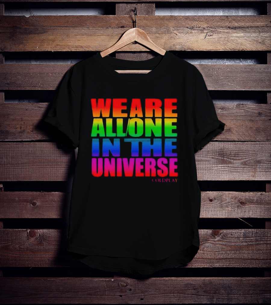 Coldplay We Are All One In The Universe T-Shirt