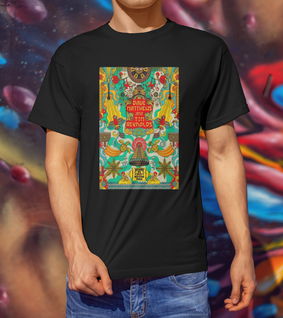 Dave Matthews And Tim Reynolds Moon Palace Riviera Maya, MX Jan 23 2025 Event T-Shirt