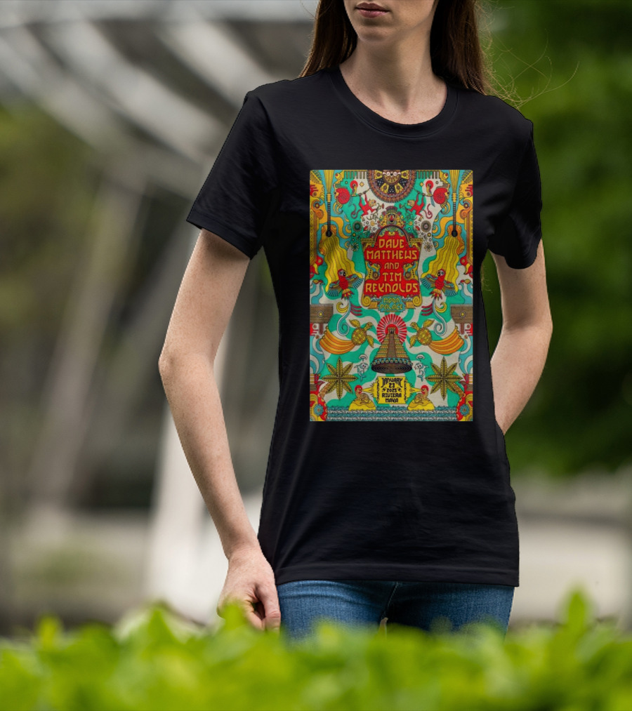 Dave Matthews And Tim Reynolds Moon Palace Riviera Maya, MX Jan 23 2025 Event T-Shirt