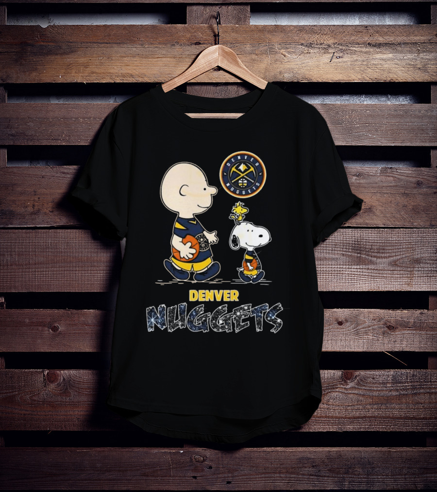 Denver Nuggets Basketball Peanuts Snoopy 2025 T-Shirt