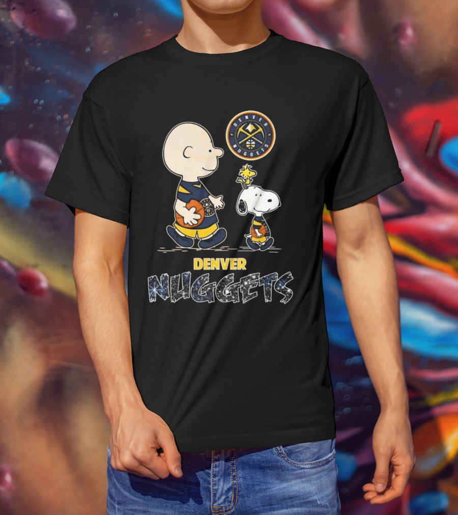 Denver Nuggets Basketball Peanuts Snoopy 2025 T-Shirt