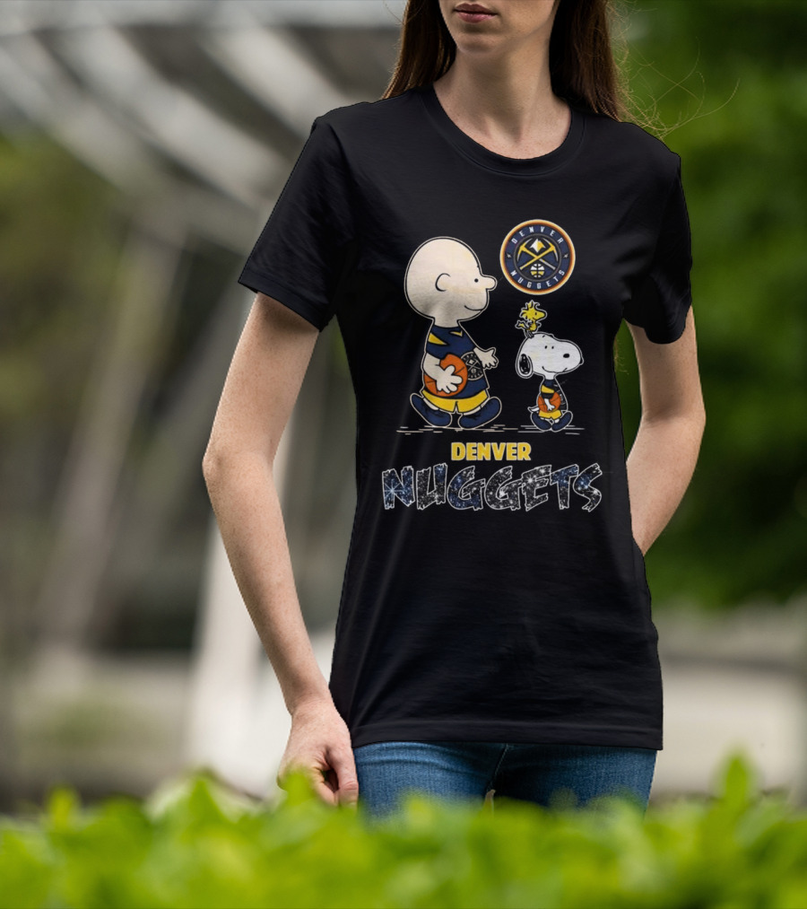 Denver Nuggets Basketball Peanuts Snoopy 2025 T-Shirt
