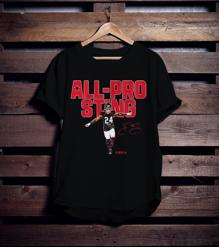 Derek Stingley Jr All-Pro Sting Houston Texans NFLPA Signature T-Shirt