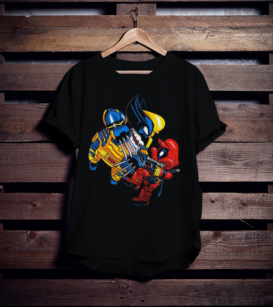 Deadplumber And Warverine Mashup Battle T-Shirt