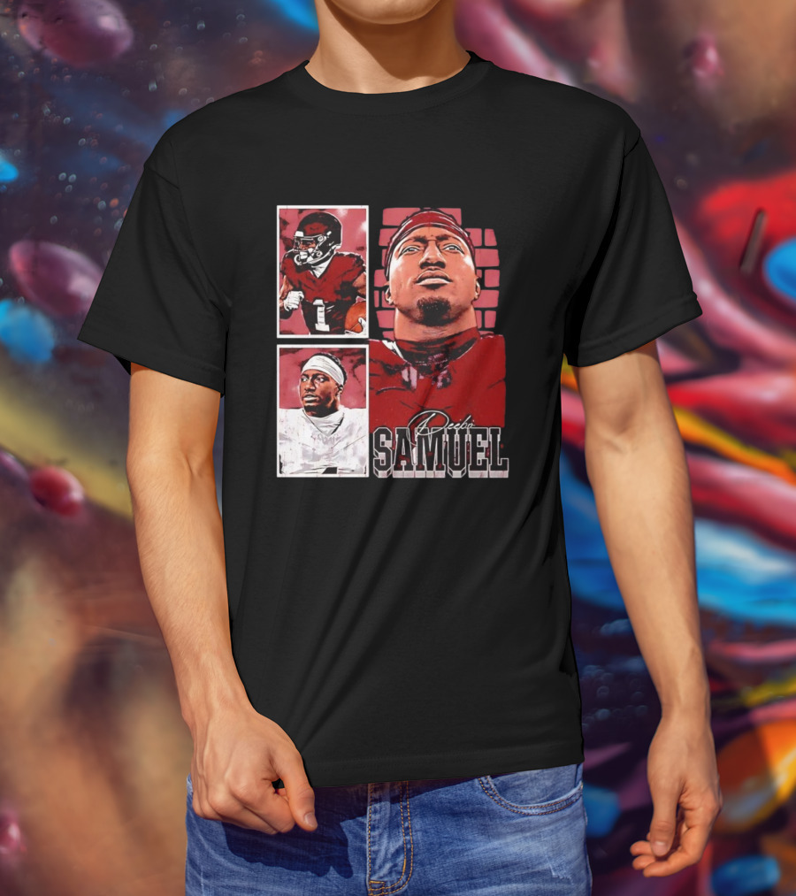 Deebo Samuel Washington Commanders NFLPA Football Signature Vintage T-Shirt