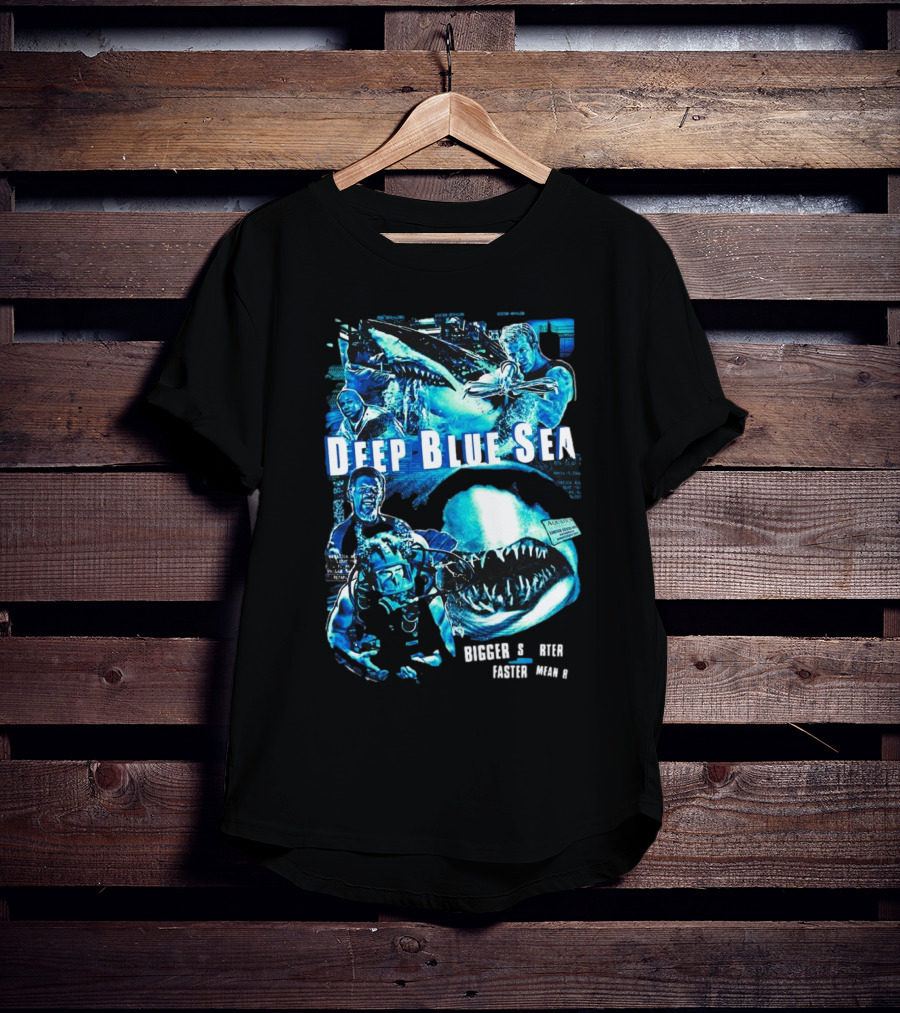 Deep Blue Sea Bigger Smarter Faster Meaner T-Shirt