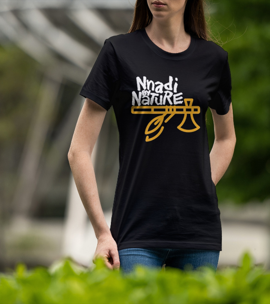 Derrick Nnadi Wearing Nnadi By Nature T-Shirt
