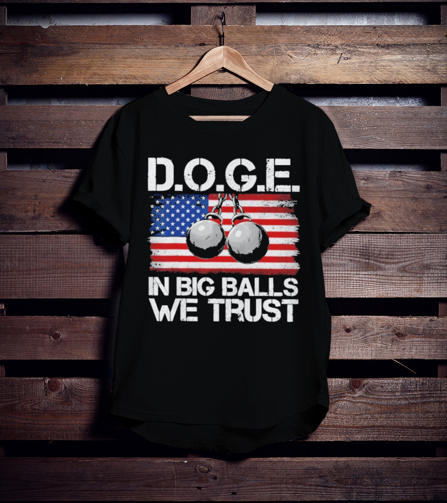 DOGE In Big Balls We Trust T-Shirt