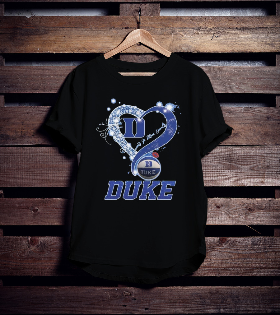 Diamond Heart Let’s Go Duke Blue Devils 2025 T-Shirt