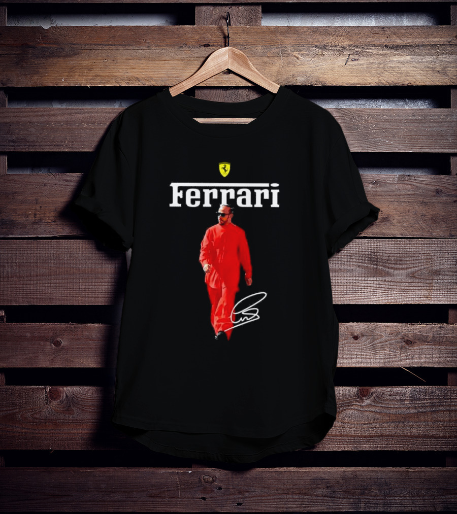 Ferrari Lewis Hamilton Signature T-Shirt