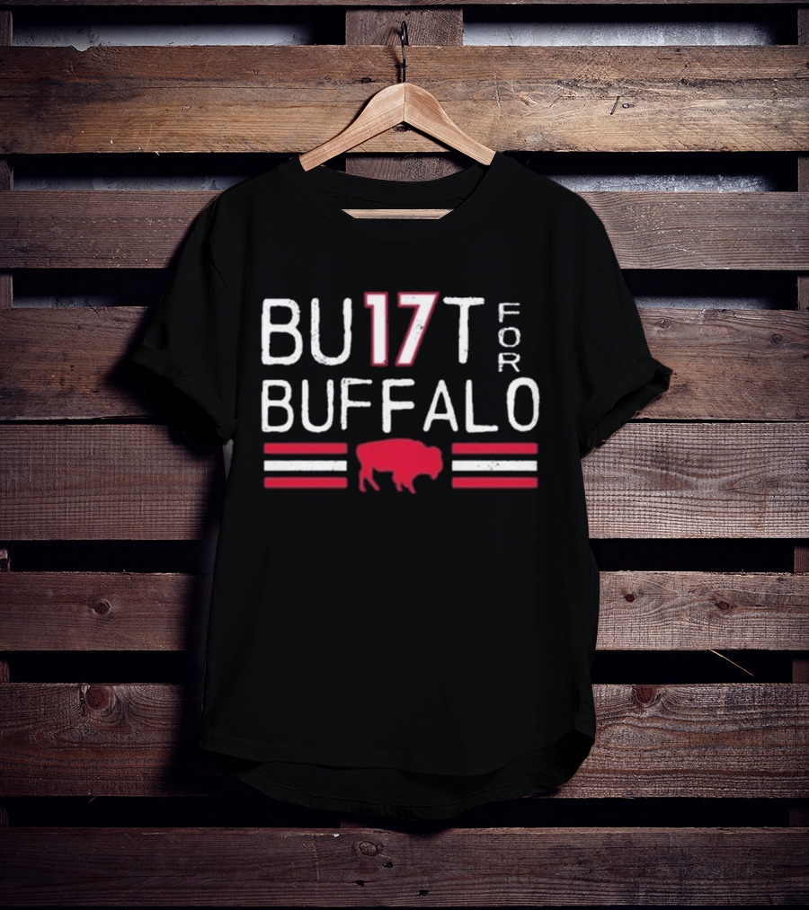 Eric Wood Wearing Bu17t For Buffalo Built For Buffalo T-Shirt