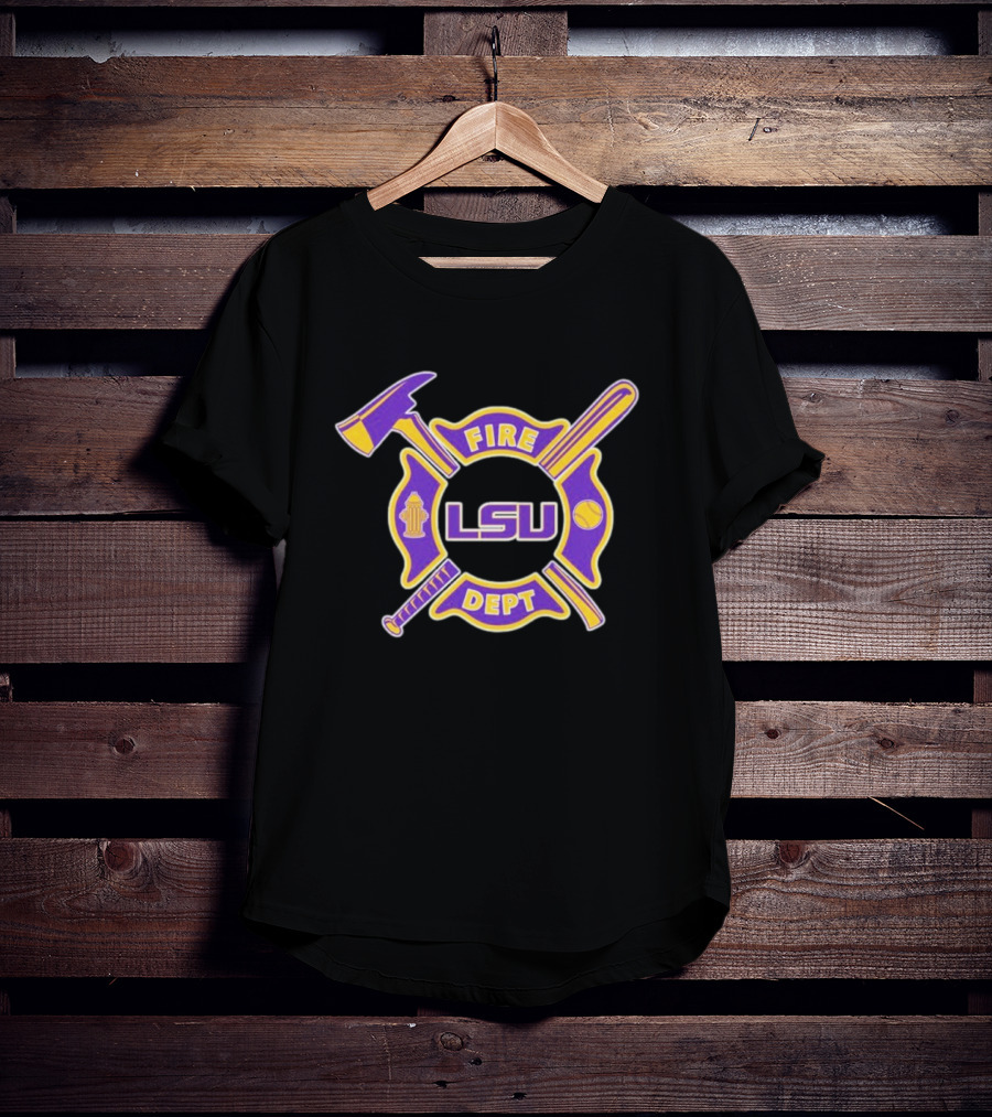 Fire Dept X LSU Tigers T-Shirt