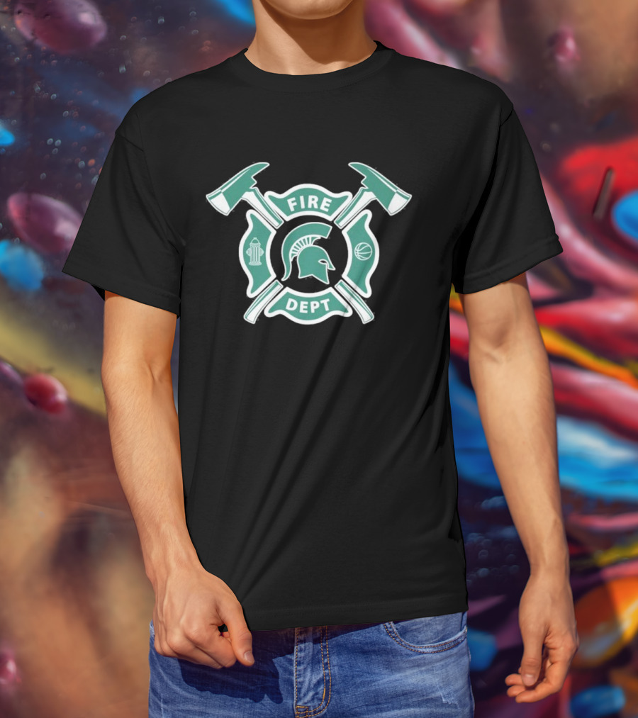 Fire Dept X Michigan State Spartans T-Shirt