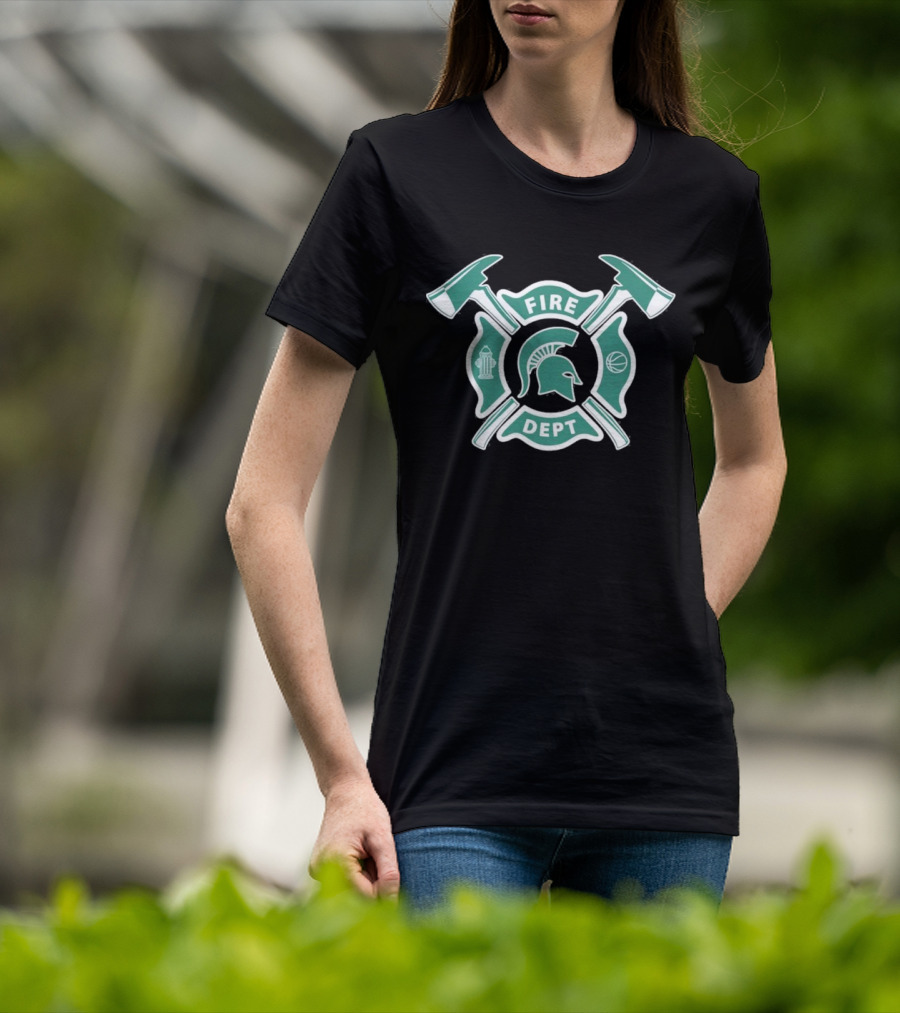 Fire Dept X Michigan State Spartans T-Shirt