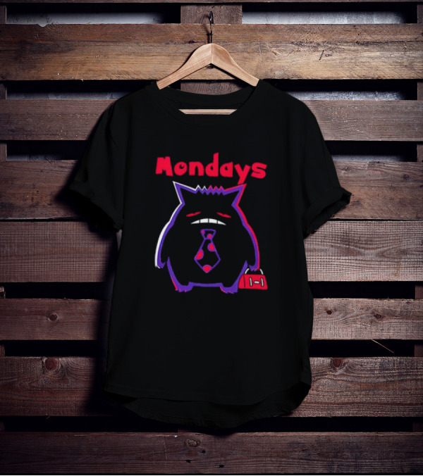 Even Gengar Hates Mondays T-Shirt