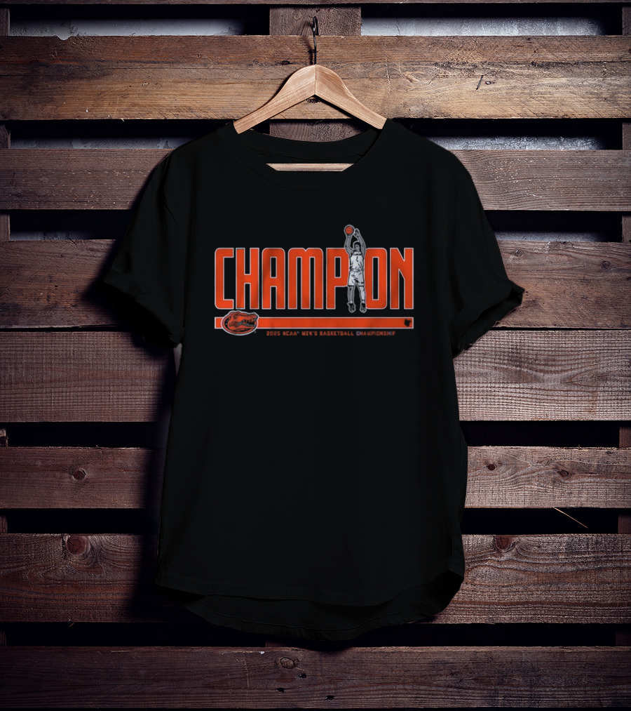 Florida Basketball Walter Clayton Jr. Champion 2025 T-Shirt