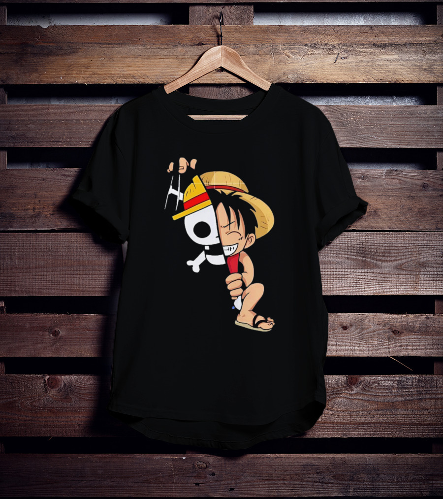 Funny Monkey D Luffy One Piece Anime Character T-Shirt