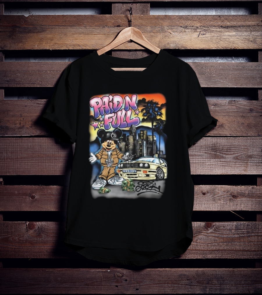 Geezyworld Official Paid N Full T-Shirt