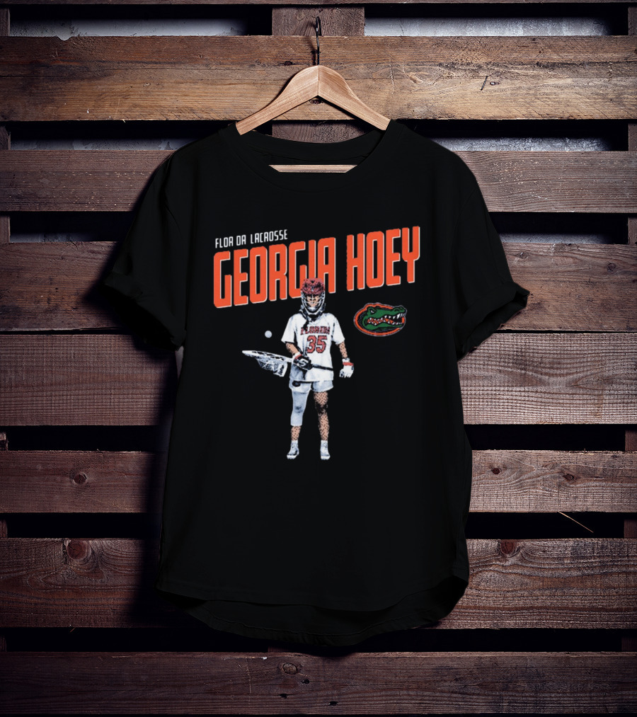 Georgia Hoey Florida Gators Lacrosse NCAA Division I Cartoon 2025 T-Shirt