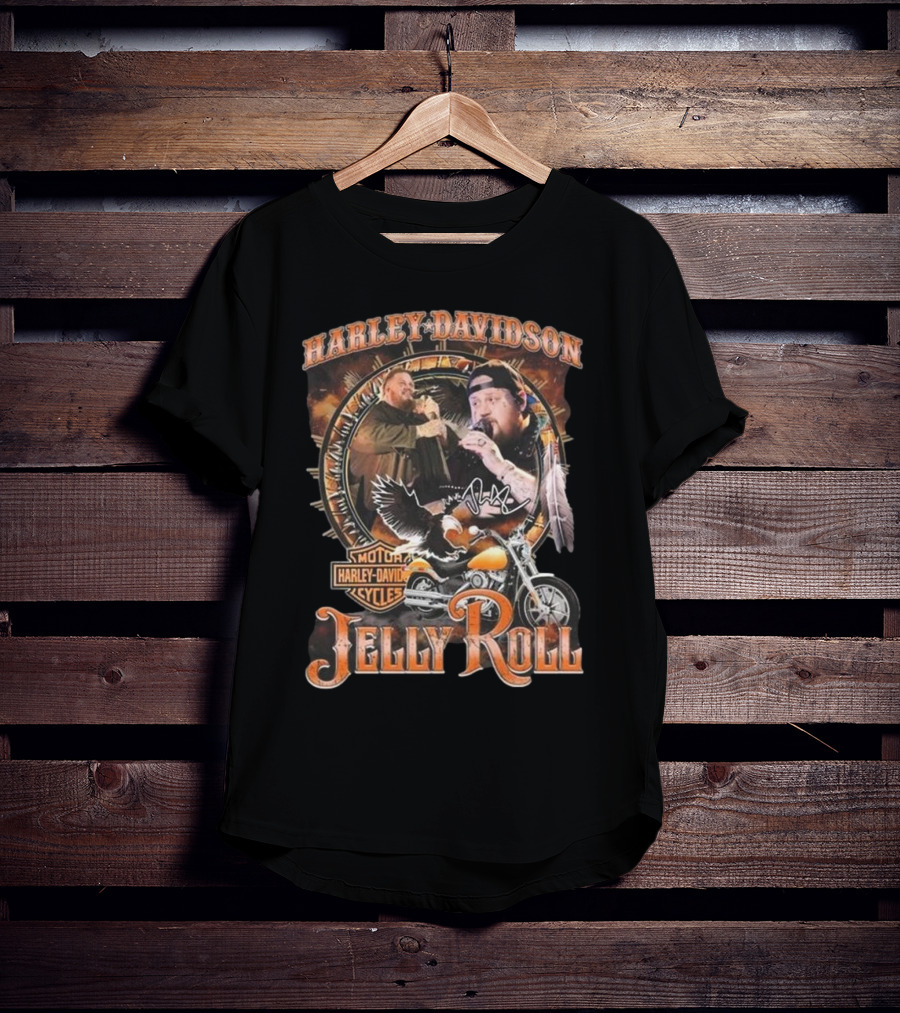 Harley-Davidson Jelly Roll Signature News 2025 T-Shirt