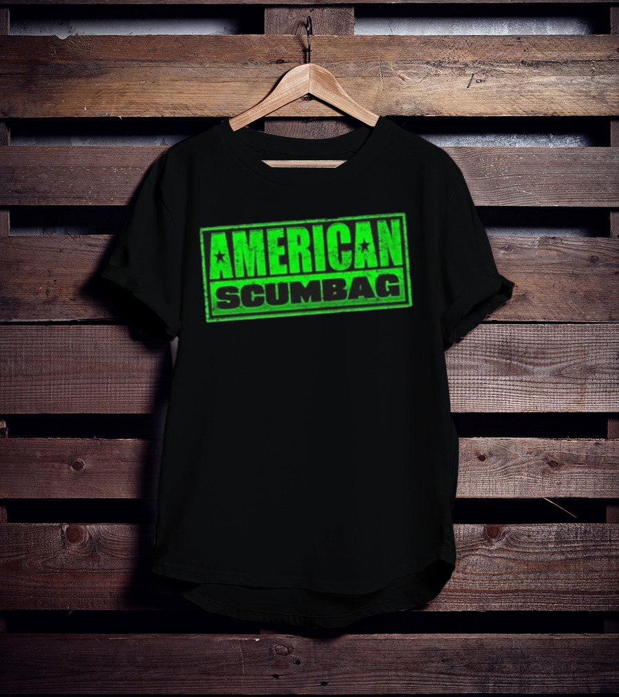 Hazheart American Scumbag Logo T-Shirt