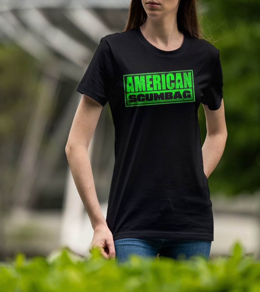Hazheart American Scumbag Logo T-Shirt