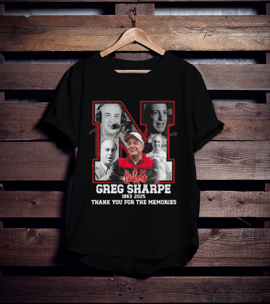 Greg Sharpe 1963-2025 Thank You For The Memories T-Shirt