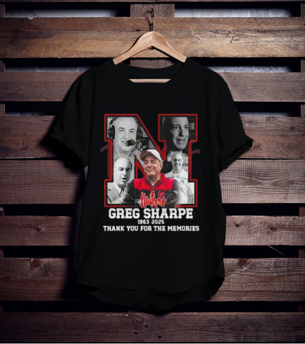 Greg Sharpe 1963-2025 Thank You For The Memories T-Shirt