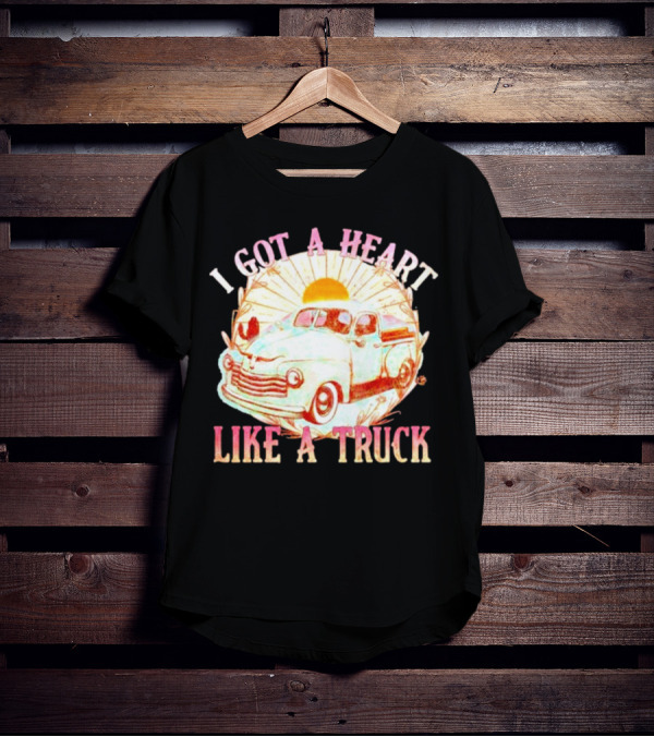 Heart Like A Truck Western Boho Sunset Desert T-Shirt