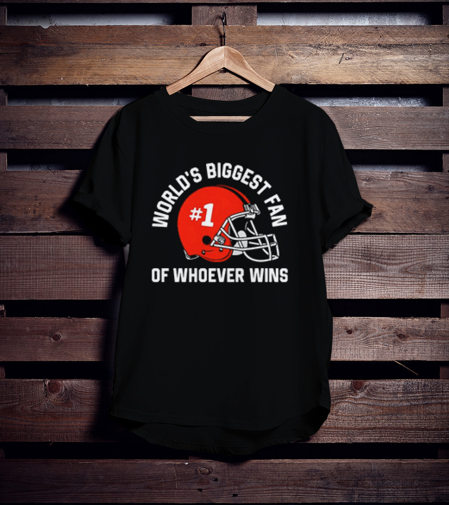 Helmet World’s Biggest Fan Of Whoever Wins T-Shirt