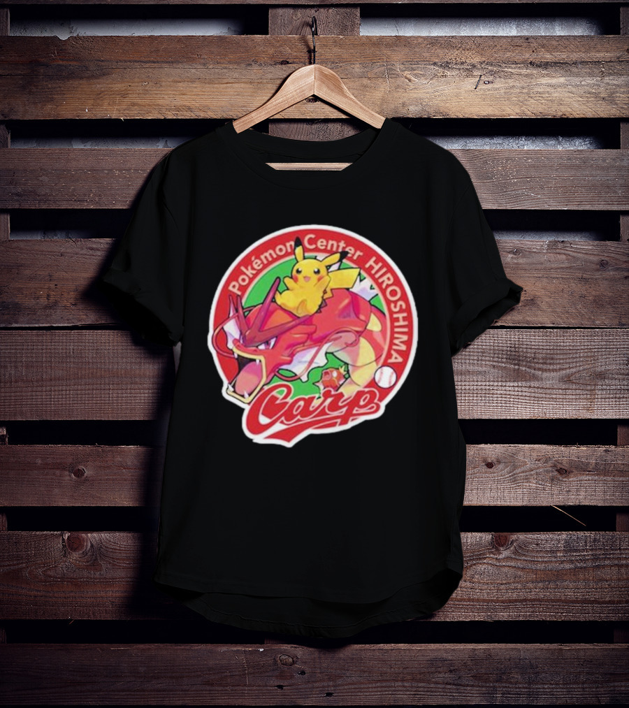 Hiroshima Toyo Carp X Pokémon Center Hiroshima T-Shirt