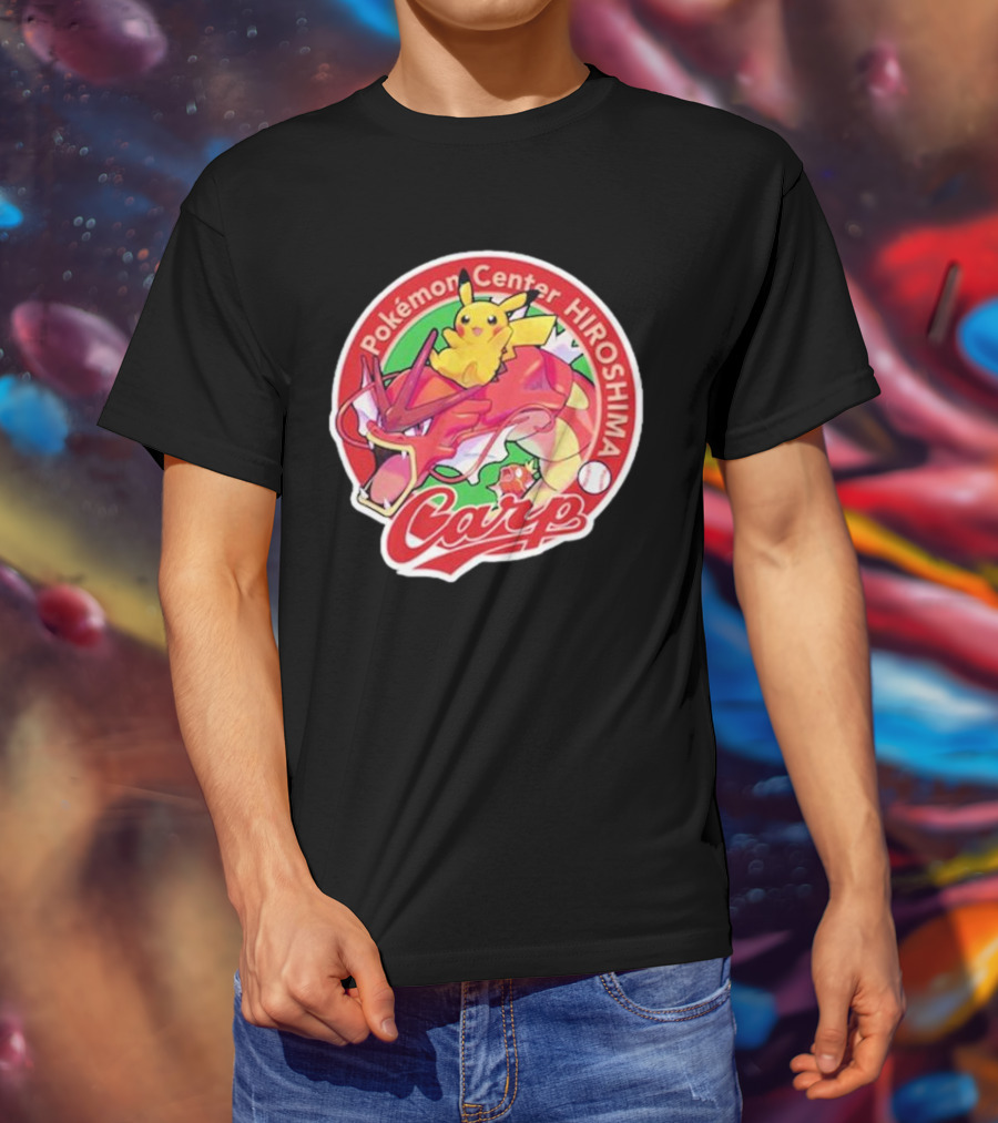 Hiroshima Toyo Carp X Pokémon Center Hiroshima T-Shirt