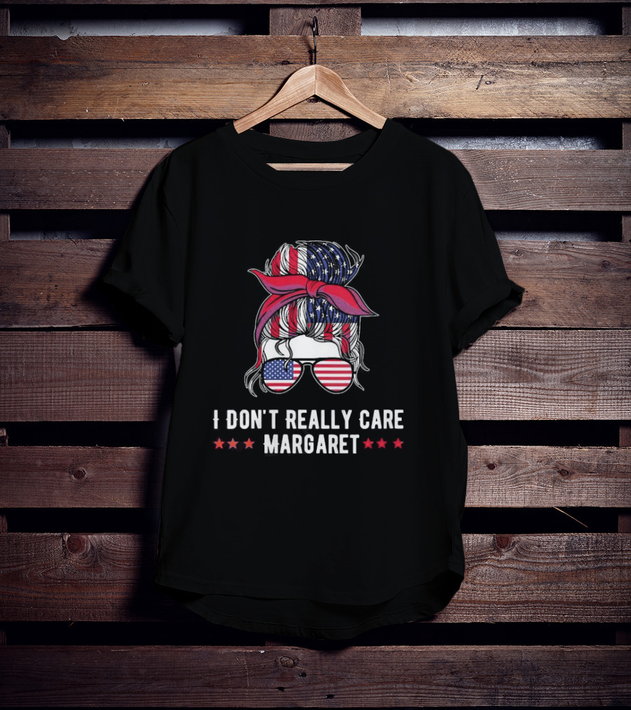 I Don’t Really Care Margaret American Flag Jd Vance T-Shirt