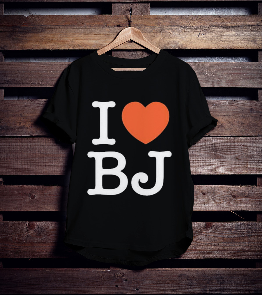 I Love Bj Ben Johnson T-Shirt
