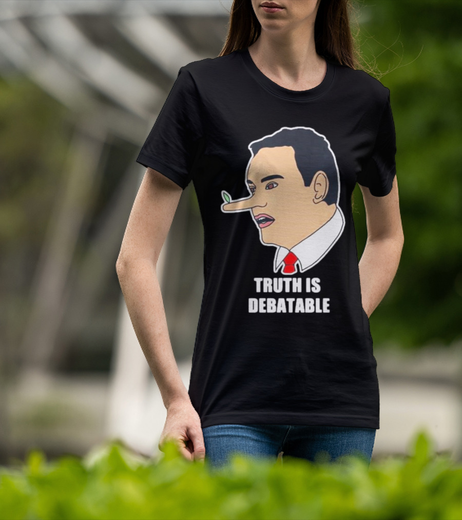 Funny George Santos Congressman Truth Is Debatable Nose T-Shirt