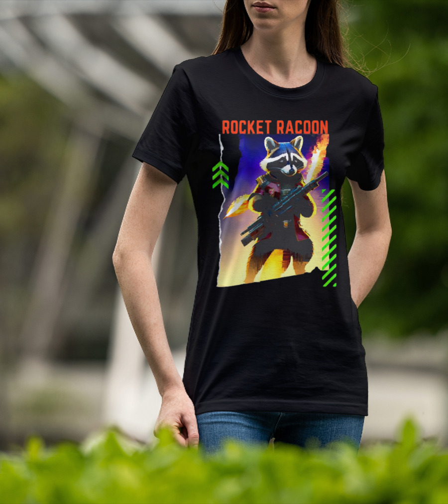 Rocket Raccoon Guardians Of The Galaxy Vol 3 Character T-Shirt