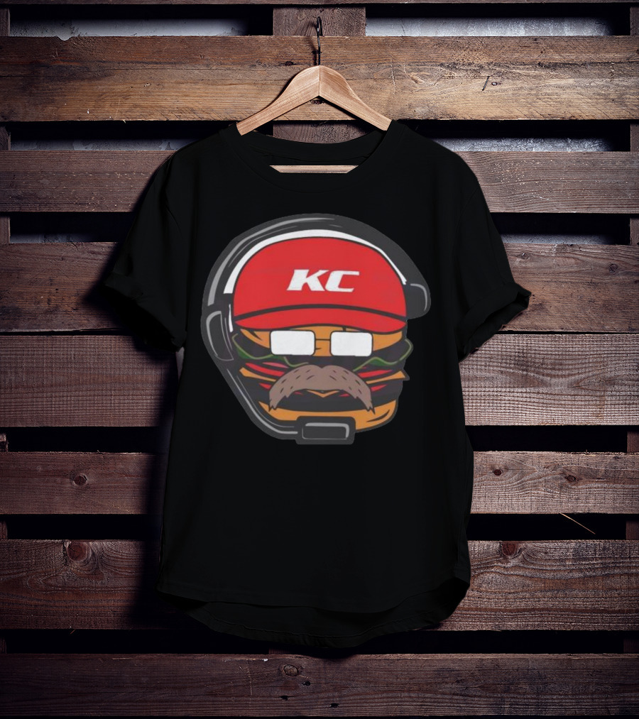 Andy Reid Hamburger KC Kansas City Chiefs T-Shirt
