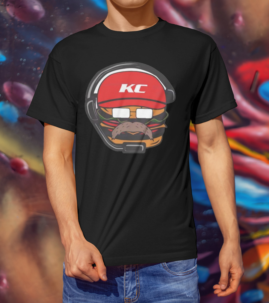 Andy Reid Hamburger KC Kansas City Chiefs T-Shirt