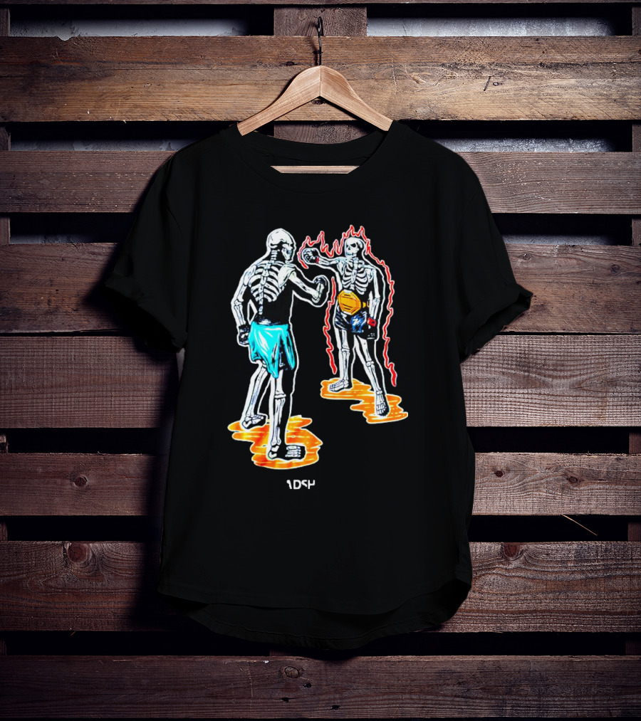 Skeletal Boxing Showdown 1DS4 Headshot Dead T-Shirt