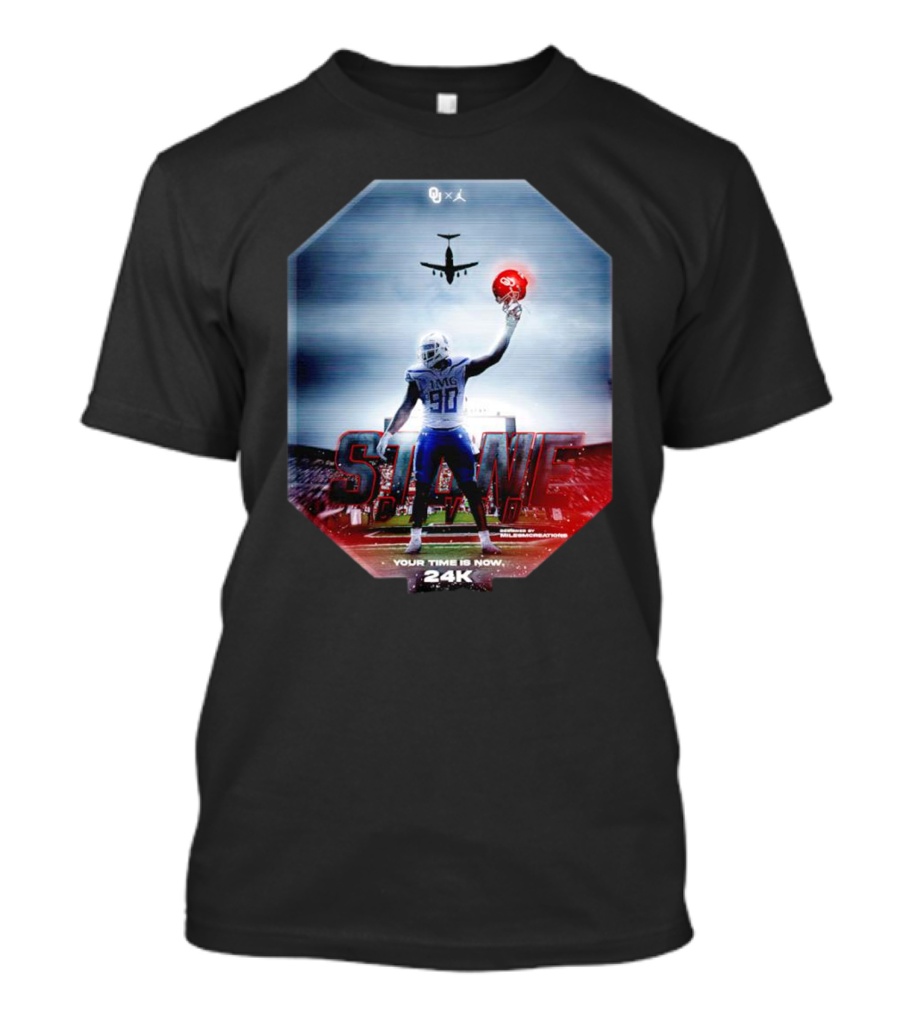 Oklahoma Sooners Stand Tall Your Time Is Now 24K T-Shirt