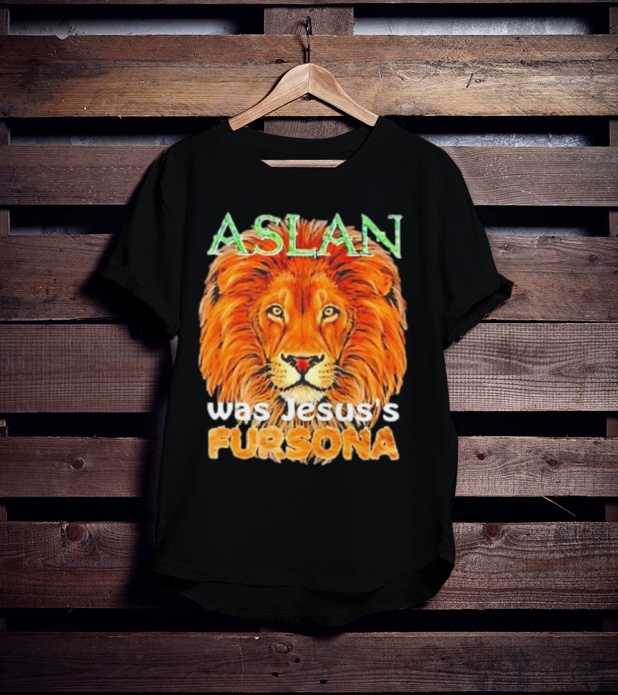 Aslan Was Jesus’s Fursona Lion T-Shirt