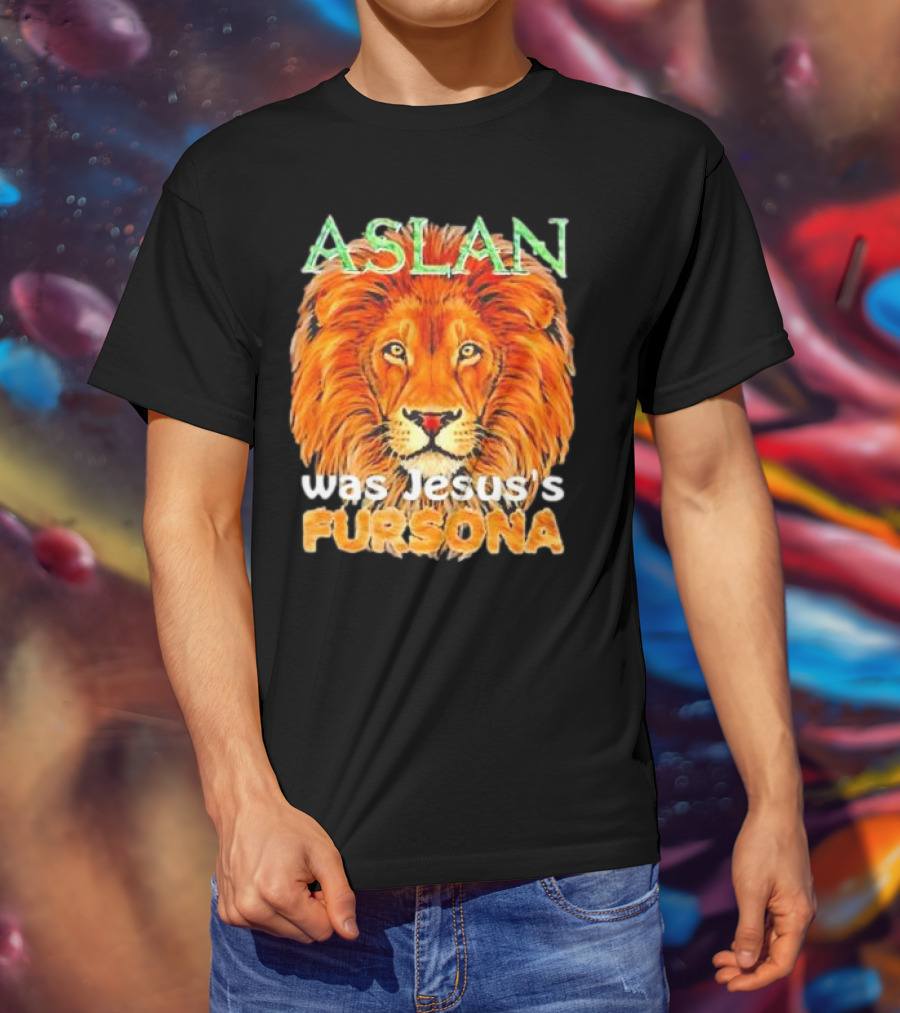 Aslan Was Jesus’s Fursona Lion T-Shirt