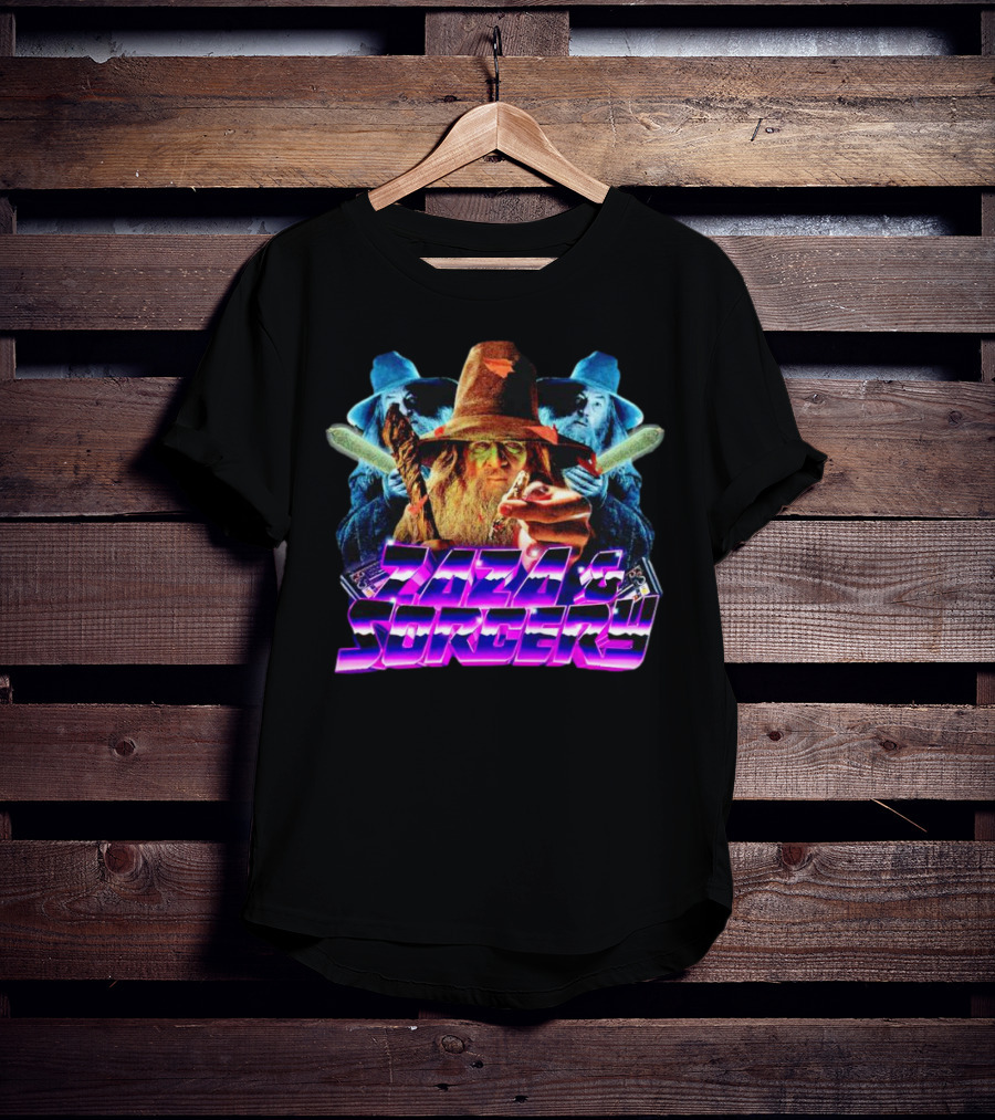 Zaza And Sorcery Retro Fantasy Wizards Trio T-Shirt