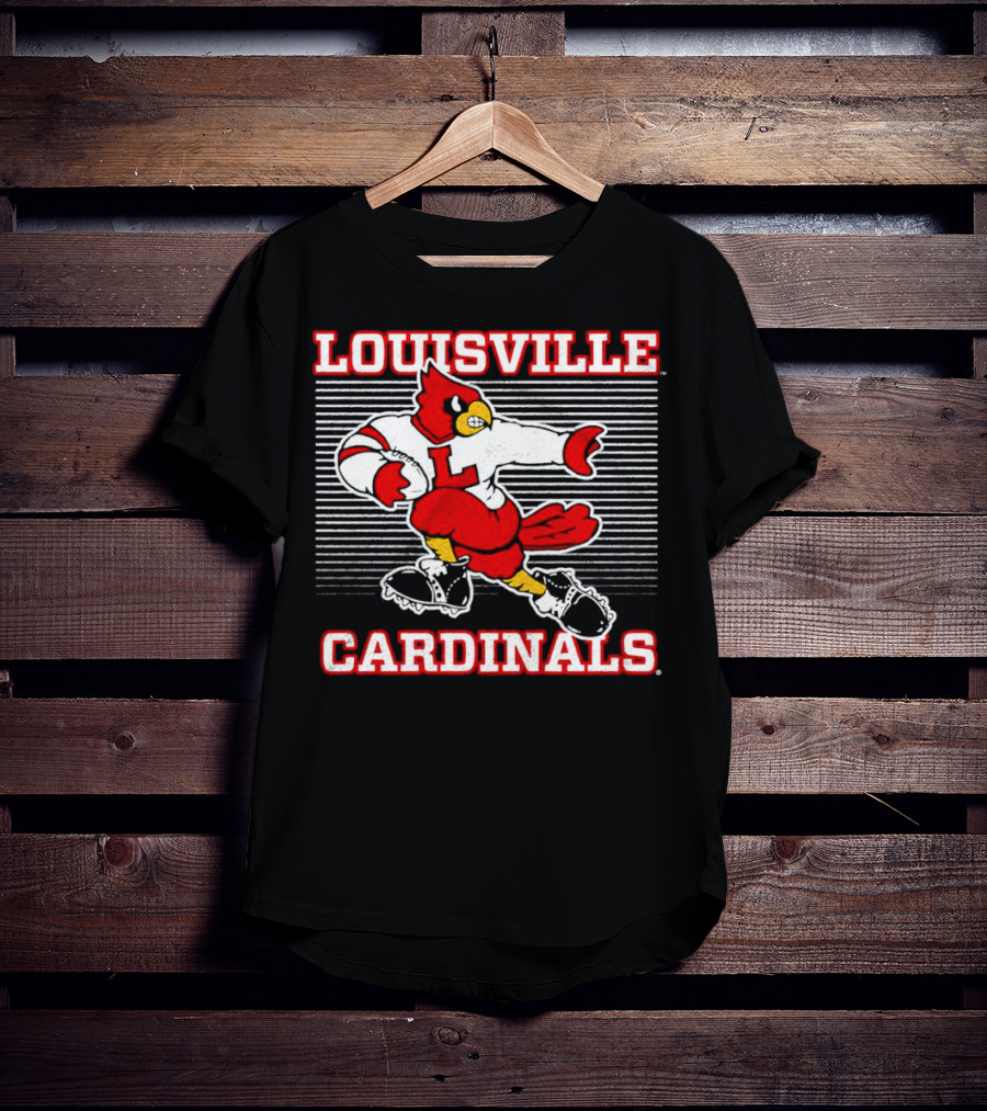 Louisville Cardinals Football Bird Heisman T-Shirt